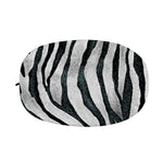 White Tiger Stripe Pattern Print Car Side Mirror Covers
