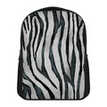 White Tiger Stripe Pattern Print Casual Backpack