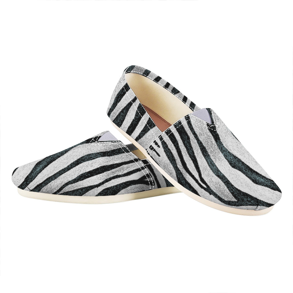 White Tiger Stripe Pattern Print Casual Shoes
