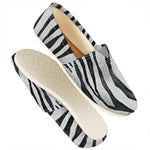 White Tiger Stripe Pattern Print Casual Shoes