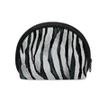 White Tiger Stripe Pattern Print Coin Purse