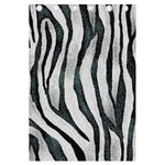 White Tiger Stripe Pattern Print Curtain