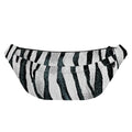 White Tiger Stripe Pattern Print Fanny Pack