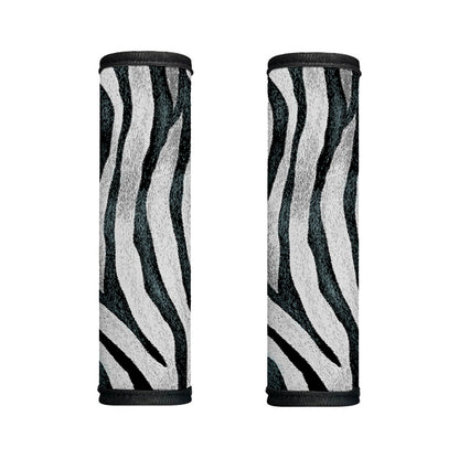 White Tiger Stripe Pattern Print Handle Covers
