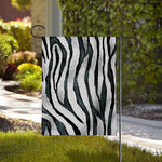 White Tiger Stripe Pattern Print House Flag