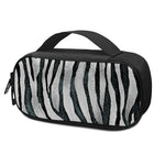 White Tiger Stripe Pattern Print Insulin Cooler Travel Case