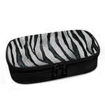 White Tiger Stripe Pattern Print Insulin Cooler Travel Case