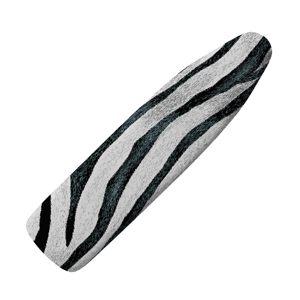 White Tiger Stripe Pattern Print Ironing Board Cover