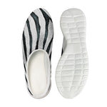 White Tiger Stripe Pattern Print Mesh Casual Shoes