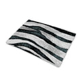 White Tiger Stripe Pattern Print Pet Cooling Mat Cover