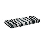 White Tiger Stripe Pattern Print Piano Keyboard Cover