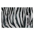 White Tiger Stripe Pattern Print Placemat