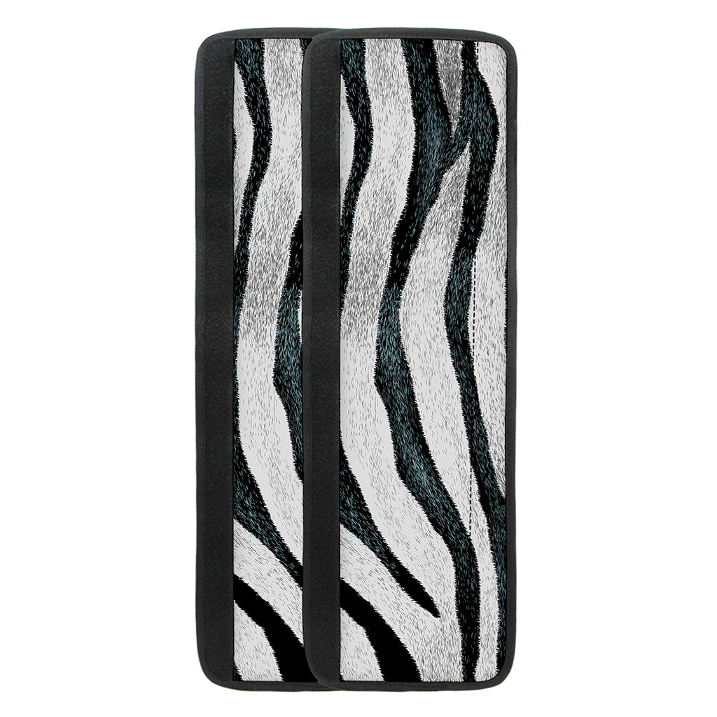 White Tiger Stripe Pattern Print Refrigerator Handle Covers