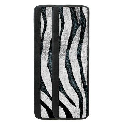 White Tiger Stripe Pattern Print Refrigerator Handle Covers