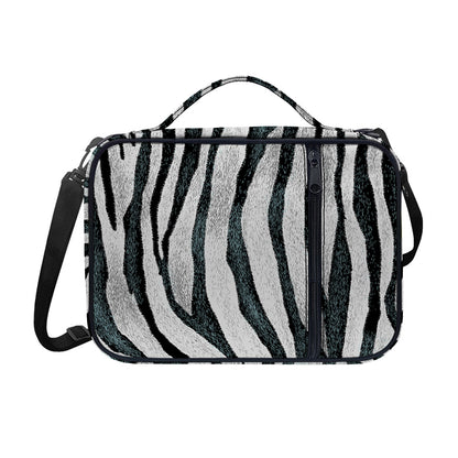 White Tiger Stripe Pattern Print Shoulder Strap Bible Bag