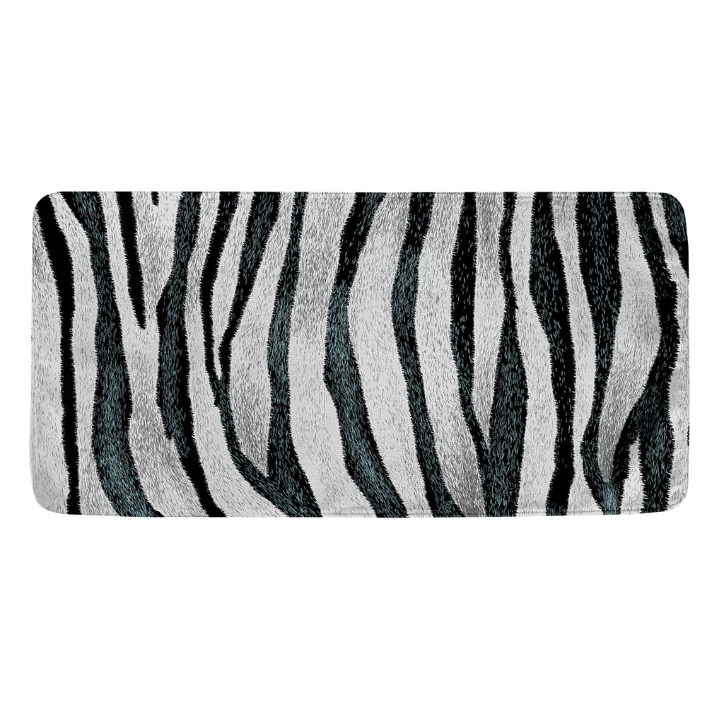 White Tiger Stripe Pattern Print Towel