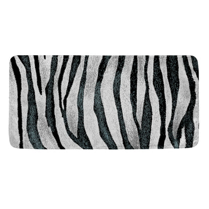 White Tiger Stripe Pattern Print Towel