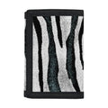 White Tiger Stripe Pattern Print Trifold Wallet