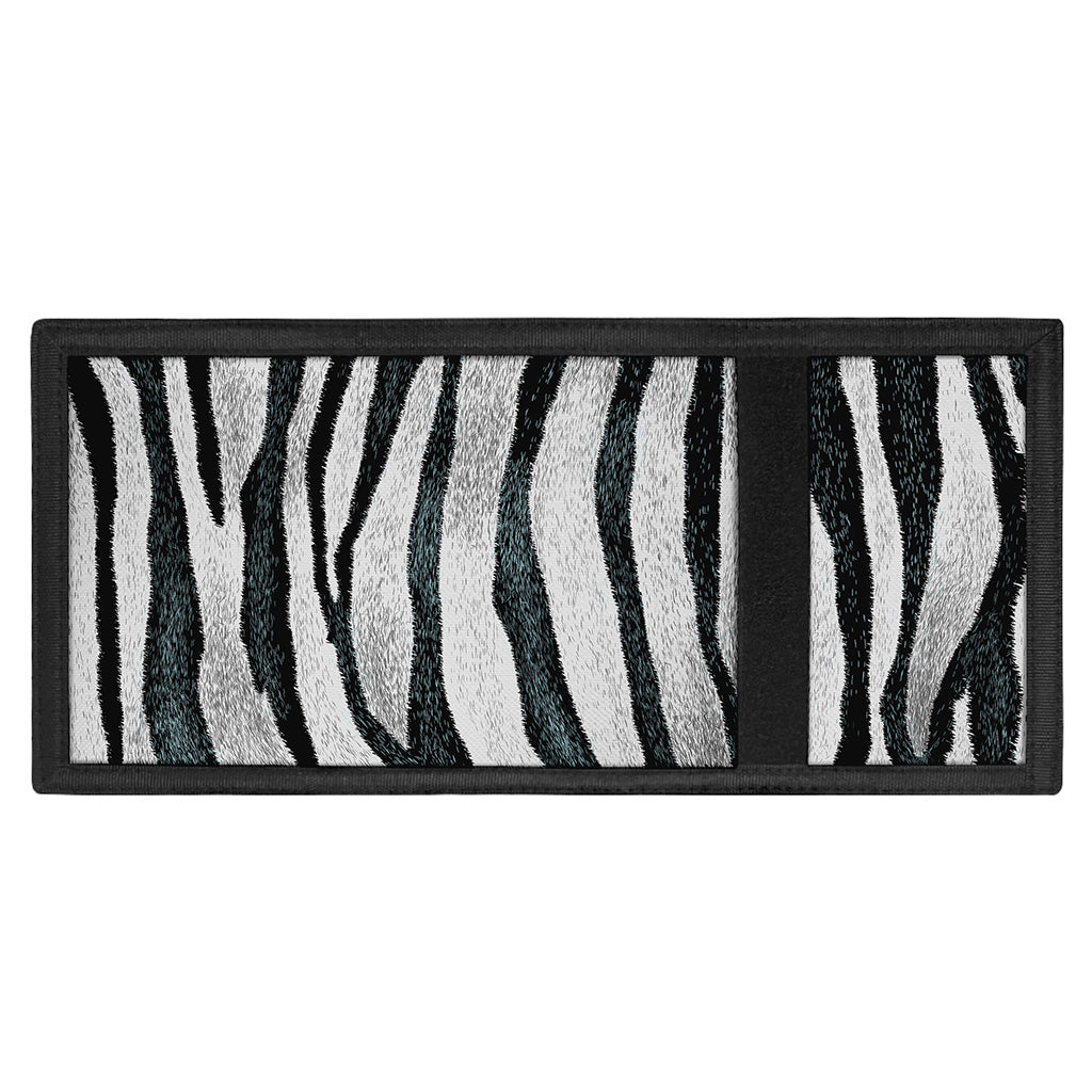 White Tiger Stripe Pattern Print Trifold Wallet
