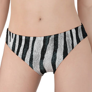 White Tiger Stripe Pattern Print Women's Panties
