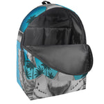 White Tiger With Sunglasses Print Backpack