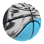 White Tiger With Sunglasses Print Basketball