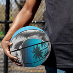 White Tiger With Sunglasses Print Basketball