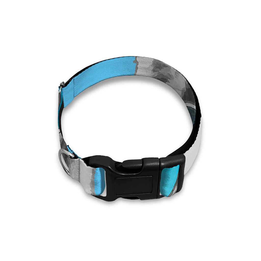 White Tiger With Sunglasses Print Dog Collar