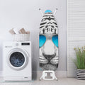 White Tiger With Sunglasses Print Ironing Board Cover