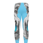 White Tiger With Sunglasses Print Men's leggings