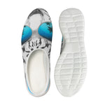 White Tiger With Sunglasses Print Mesh Casual Shoes