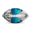 White Tiger With Sunglasses Print Rugby Ball