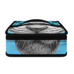 White Tiger With Sunglasses Print Small Lunch Bag