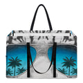 White Tiger With Sunglasses Print Utility Tote Bag