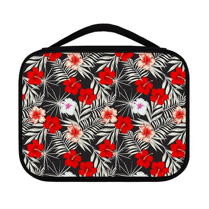 White Tropical Hibiscus Pattern Print Classic Bible Case