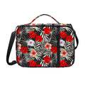 White Tropical Hibiscus Pattern Print Shoulder Strap Bible Bag