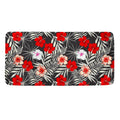 White Tropical Hibiscus Pattern Print Towel