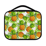 White Tropical Pineapple Pattern Print Classic Bible Case