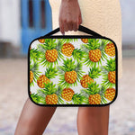 White Tropical Pineapple Pattern Print Classic Bible Case