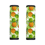 White Tropical Pineapple Pattern Print Handle Covers