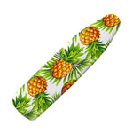 White Tropical Pineapple Pattern Print Ironing Board Cover