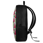 White Tropical Watermelon Pattern Print 17 Inch Backpack