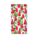 White Tropical Watermelon Pattern Print Baby Crib Sheet