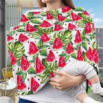 White Tropical Watermelon Pattern Print Baby Seat Cover