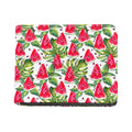 White Tropical Watermelon Pattern Print Bifold Wallet