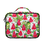 White Tropical Watermelon Pattern Print Briefcase Bible Bag