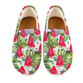 White Tropical Watermelon Pattern Print Casual Shoes