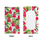 White Tropical Watermelon Pattern Print Changing Pad Cover