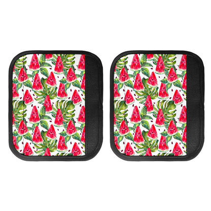 White Tropical Watermelon Pattern Print Handle Covers