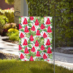 White Tropical Watermelon Pattern Print House Flag